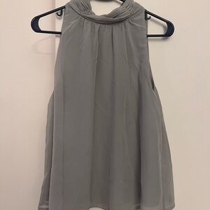 Vero Moda Elegant Gray Sleeveless Top